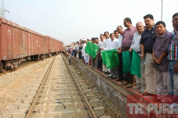 Commencement of BG freight train to improve the buffer stock of the state 